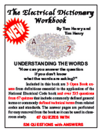 Electrical dictionary workbook