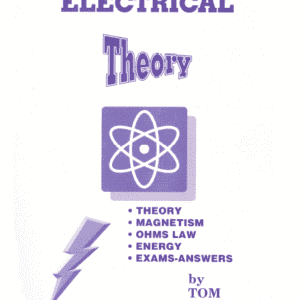 A book cover with an image of a atom.