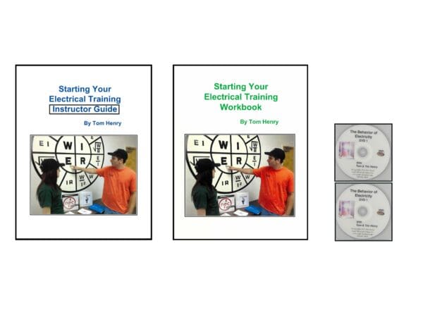 Electrical training guide, workbook, and DVD.