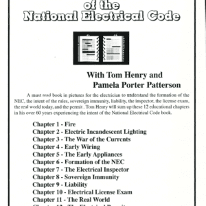 A book cover with the names of the nine chapters.