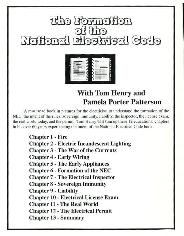 A book cover with the names of the nine chapters.