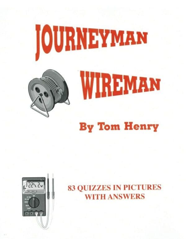 A book cover with an old fashioned movie camera and the words " journeyman wireman by tom henry."