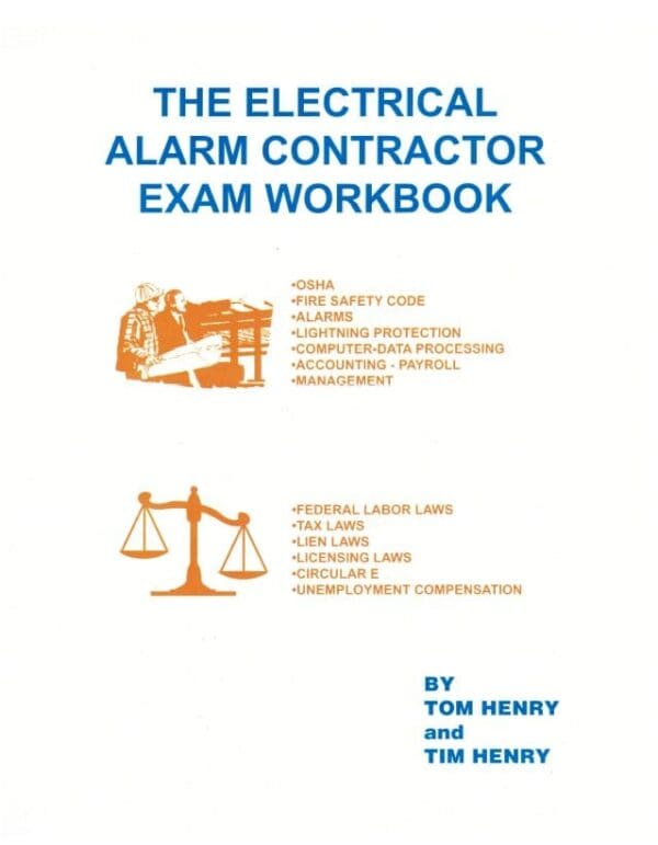 The electrical alarm contractor exam workbook