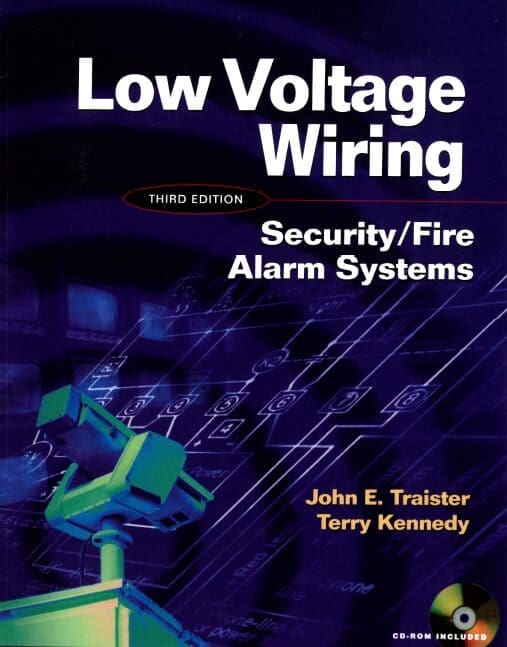 A book cover with the title of low voltage wiring.