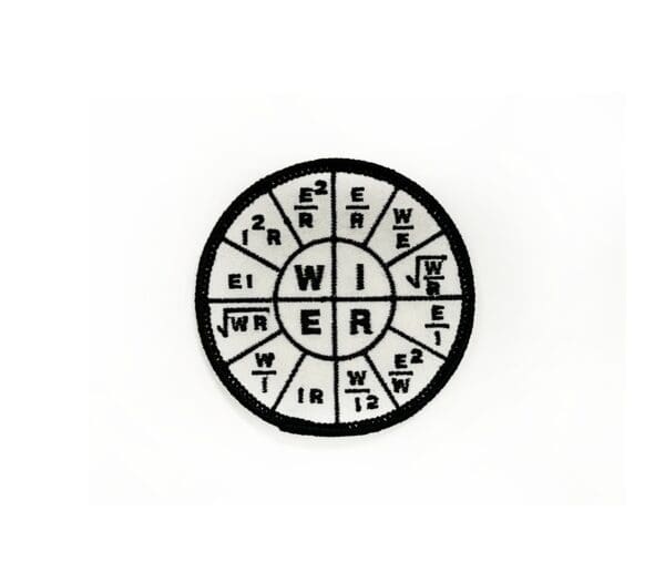 A circular sticker with the word " wiper " written in black letters.