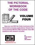 A book cover with the words workbook of the code volume four