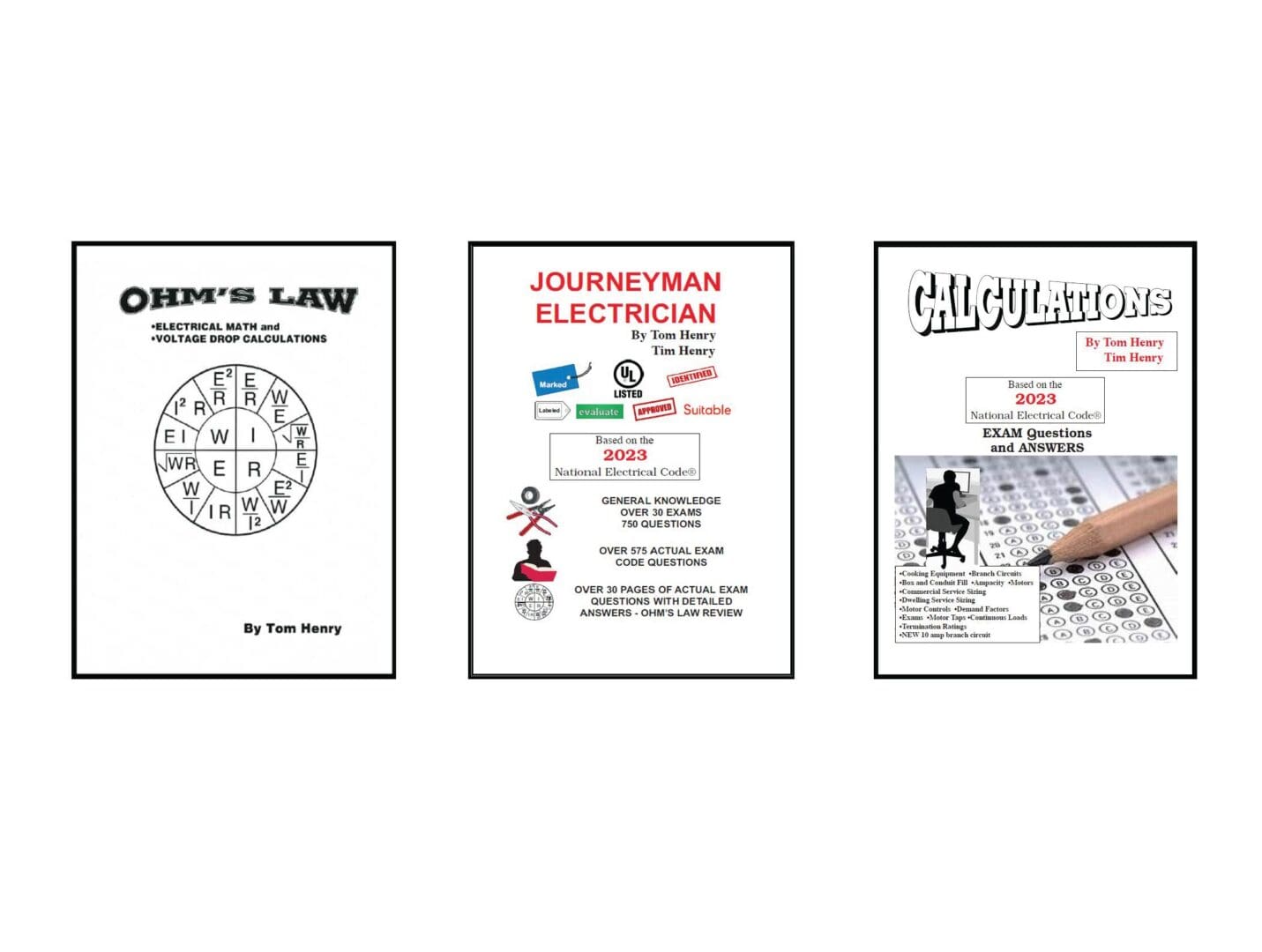 Electrician exam study guide by Tom Henry.