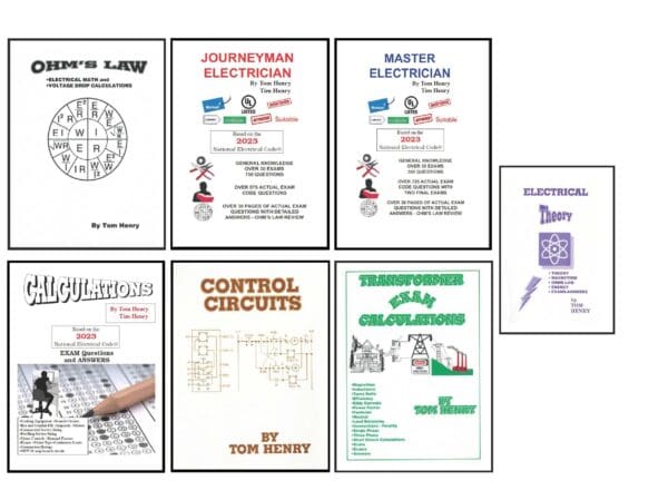 Electrician exam study guides by Tom Henry.