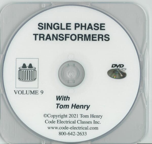 A dvd cover of the single phase transformers