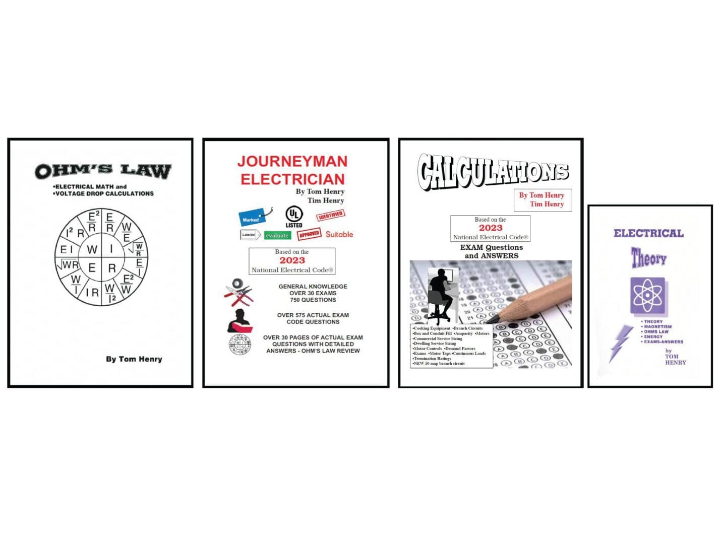 Electrician study guides by Tom Henry.