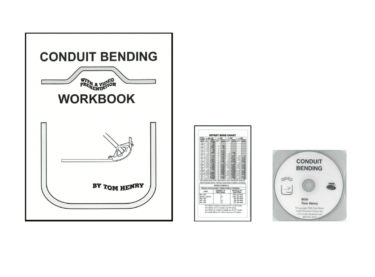 Conduit bending workbook with DVD.