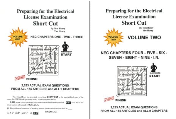 Preparing for the Electrical License Examination SHORT CUT Vol 1 & 2